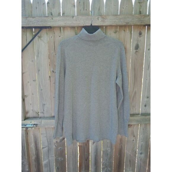 Torrid Everyday Soft Pullover Turtleneck Sweater 1X Gray Long Sleeve #40895216 - Picture 8 of 9